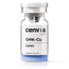 Cenvia Labs GHK-Cu 50mg vial, transparent background (product mockup, not final photography)